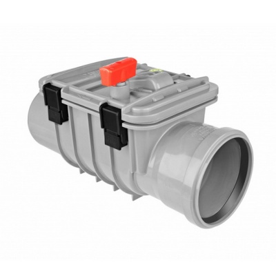 Обратный клапан PRO AQUA Comfort 110 мм серый