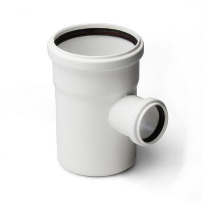 Тройник канализационный PRO AQUA Stilte 110-75 87,5° переходной малошумный белый