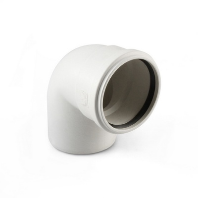 Отвод канализационный PRO AQUA Stilte Plus 160 87,5° шумопоглощающий серый