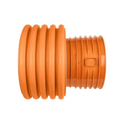 Переходник канализационный PRO AQUA PROKAN ID 300-400 редукционный рыжий