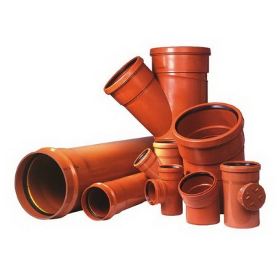 Труба канализационная наружная рыжая Nashorn ПВХ 200-6000 мм