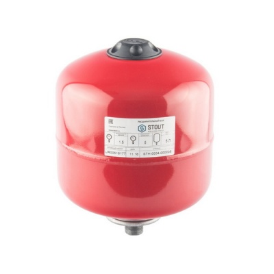 Расширительный бак для отопления STOUT 12 литров навесной