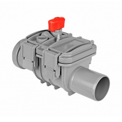 Обратный клапан PRO AQUA Comfort 50 мм серый