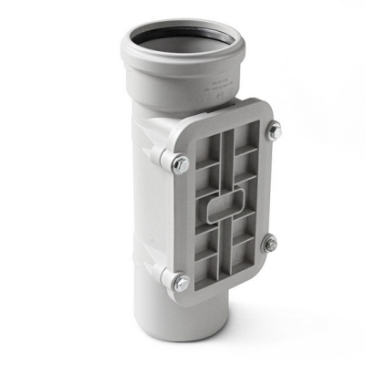 Ревизия канализационная PRO AQUA Stilte Plus 110 шумопоглощающая серая