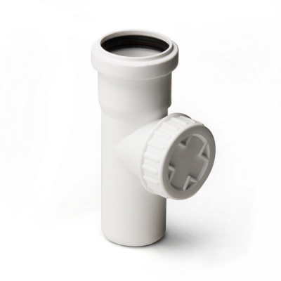 Ревизия канализационная PRO AQUA Stilte 50 малошумная белая