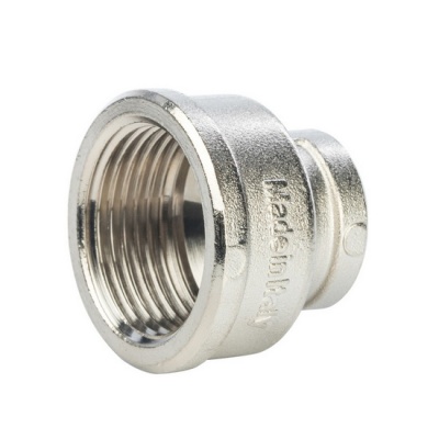 Муфта переходная STOUT 3/4"-1/2" ВР-ВР никелированная