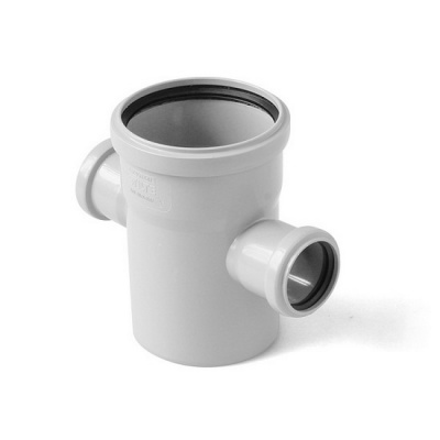 Крестовина канализационная PRO AQUA Stilte 110-50-50 87,5° одноплоскостная переходная малошумная белая