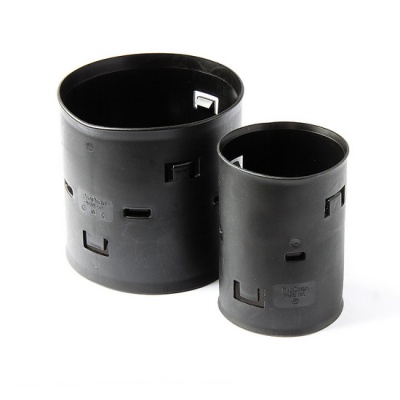 Муфта для дренажной трубы PRO AQUA PRODREN 225 соединительная черная