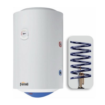 Косвенный бойлер Ferroli PTO 120V настенный вертикальный