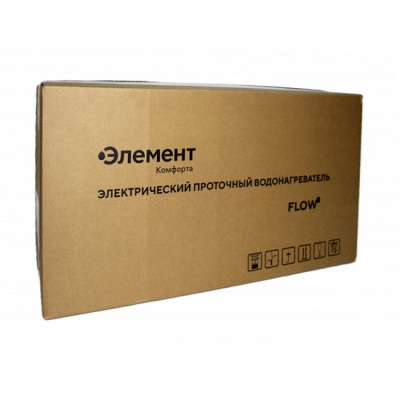 Электрический проточный водонагреватель Элемент Комфорта FLOW 12 вертикальный